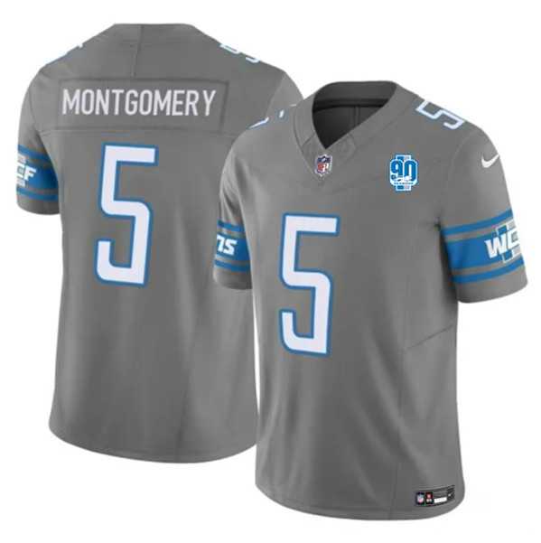 Men & Women & Youth Detroit Lions #5 David Montgomery Gray 2023 F.U.S.E. 90th Anniversary Vapor Untouchable Limited Stitched Jersey,We sell and wholesale Men & Women & Youth Detroit Lions #5 David Montgomery Gray 2023 F.U.S.E. 90th Anniversary Vapor Untouchable Limited Stitched Jersey on line form chian!